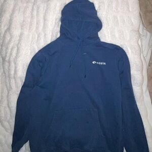 Costa Men's Navy Hoodie Sweater